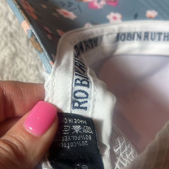 Floral Blue Atlanta Cap robin ruth NWT - Picture 8 of 8